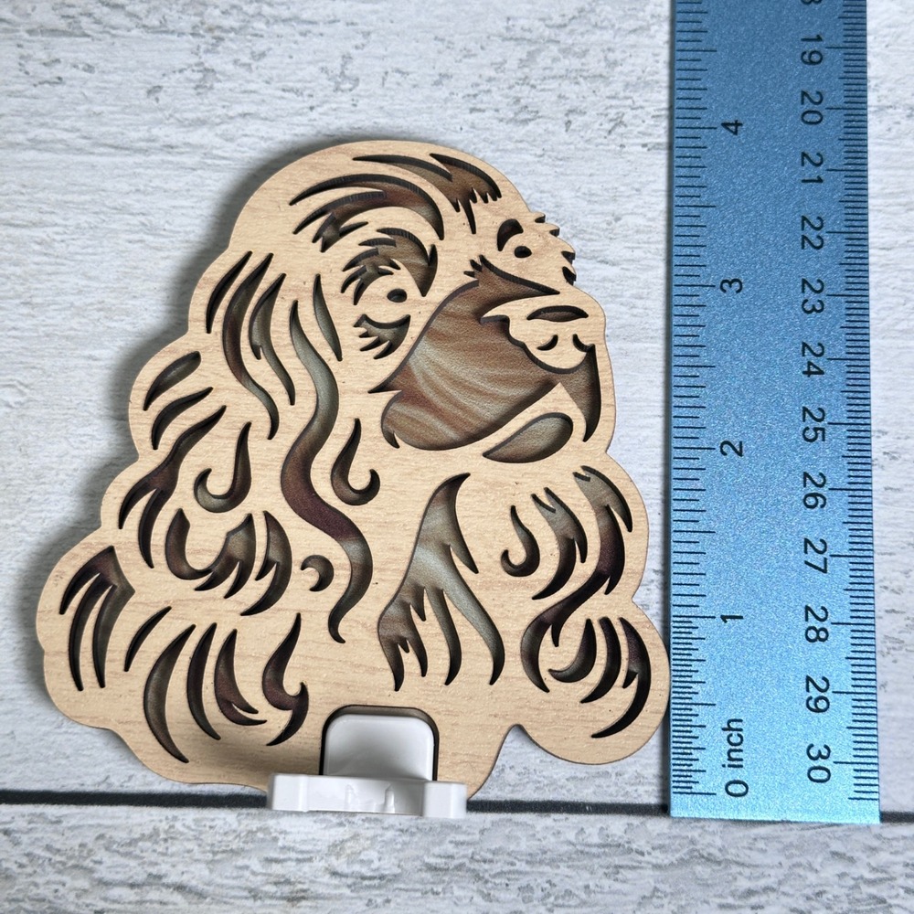 Dog Breed Cocker Spaniel Dog‎ Head Handmade Night Light - Picture 4 of 7